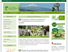 Tablet Screenshot of lavictoriadeacentejo.es